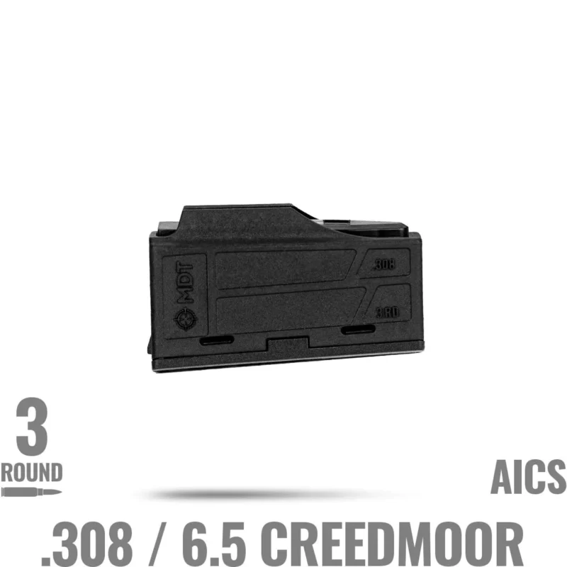 .308/6.5 CREEDMOOR MDT POLYMER AICS MAGAZINE - 3 RND